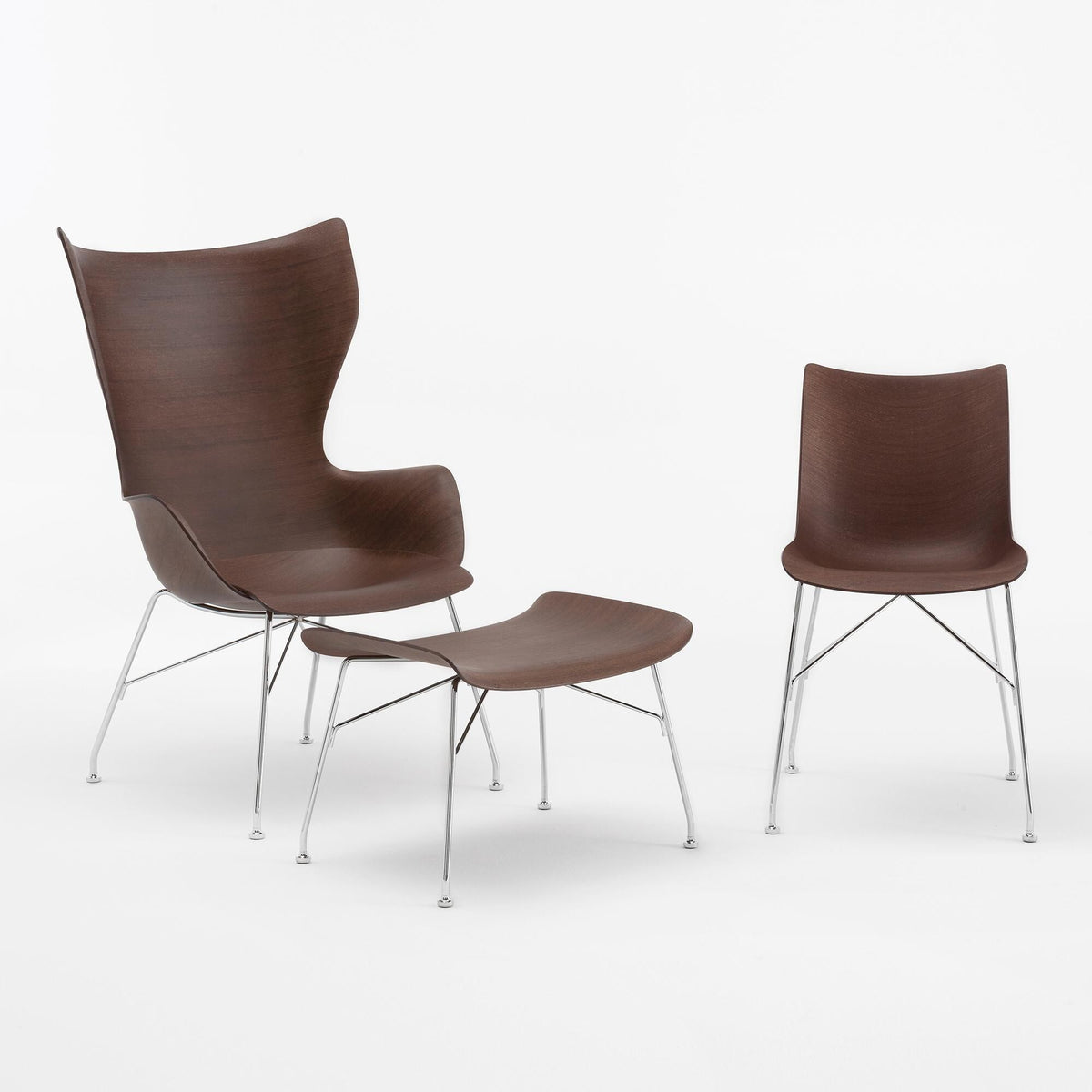 Kartell K/Wood Sessel