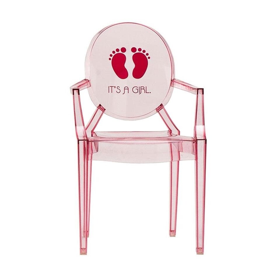 Kartell Lou Lou Ghost Kinderstuhl mit Motiv