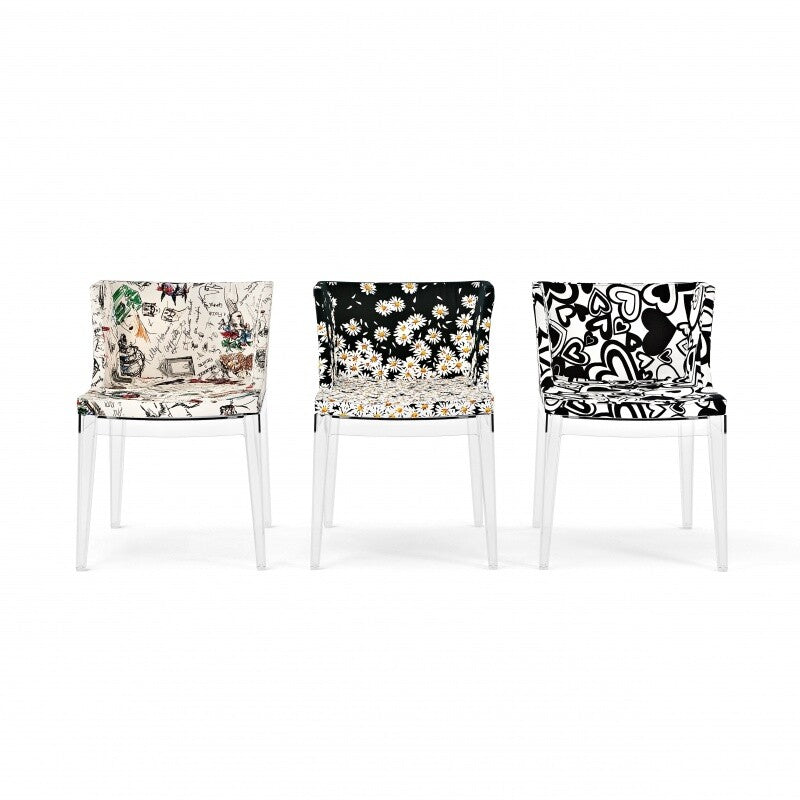 Kartell Mademoiselle Stuhl Gestell transparent