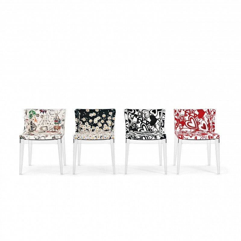 Kartell Mademoiselle Stuhl Gestell transparent