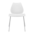 Kartell Maui Stuhl Gestell Stahlrohr verchromt