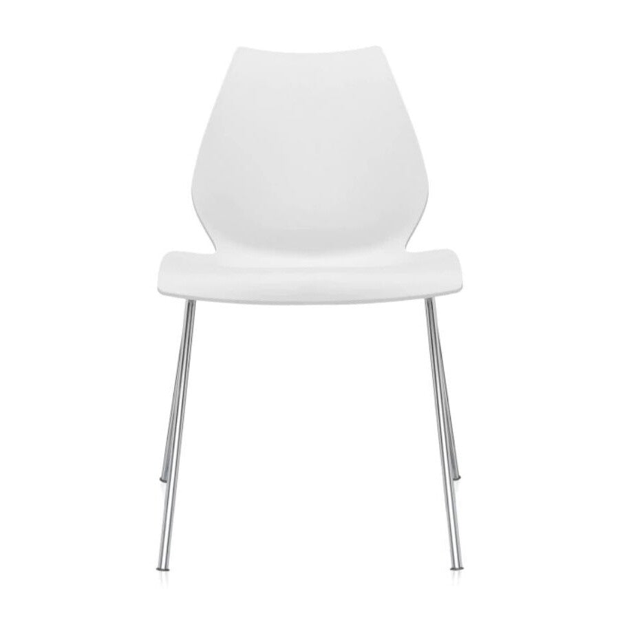 Kartell Maui Stuhl Gestell Stahlrohr verchromt