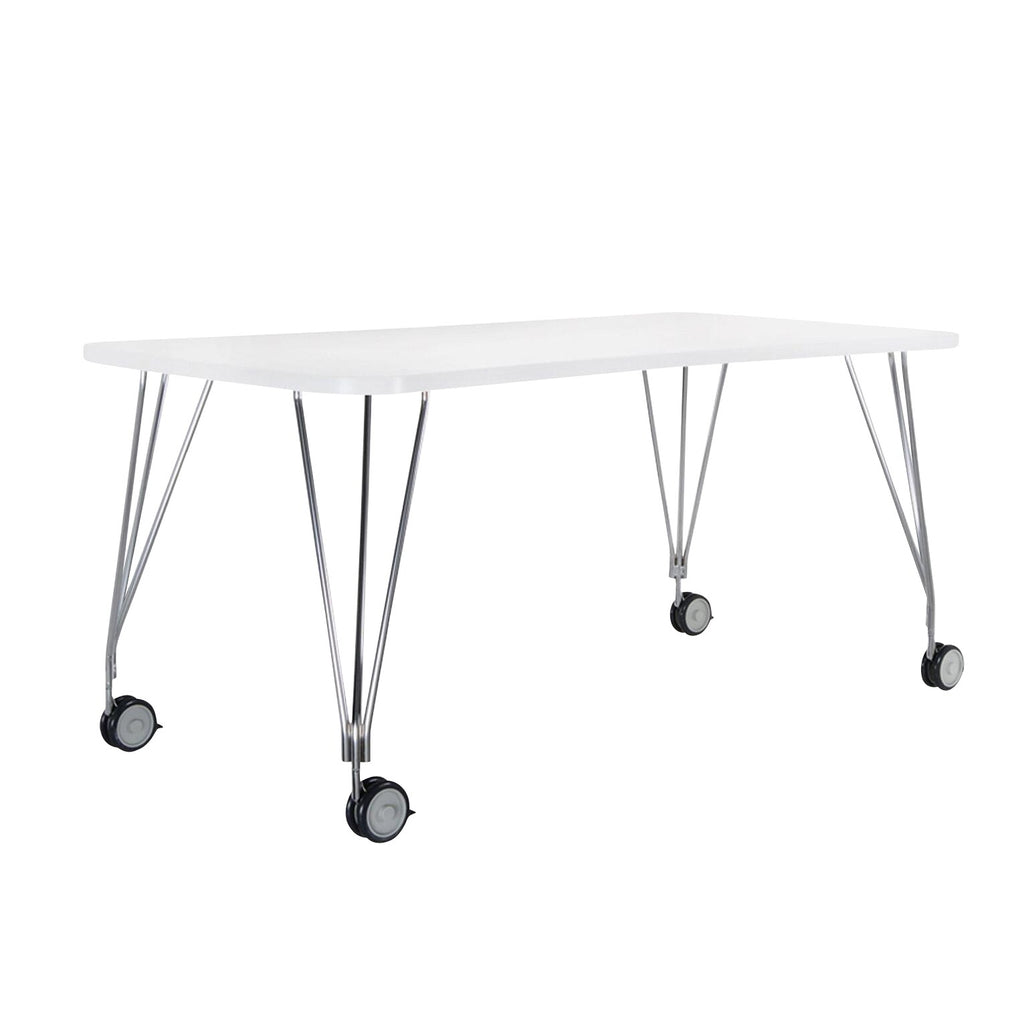 Kartell Max Tisch mit Rollen 160x80cm
