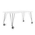 Kartell Max Tisch mit Rollen 160x80cm