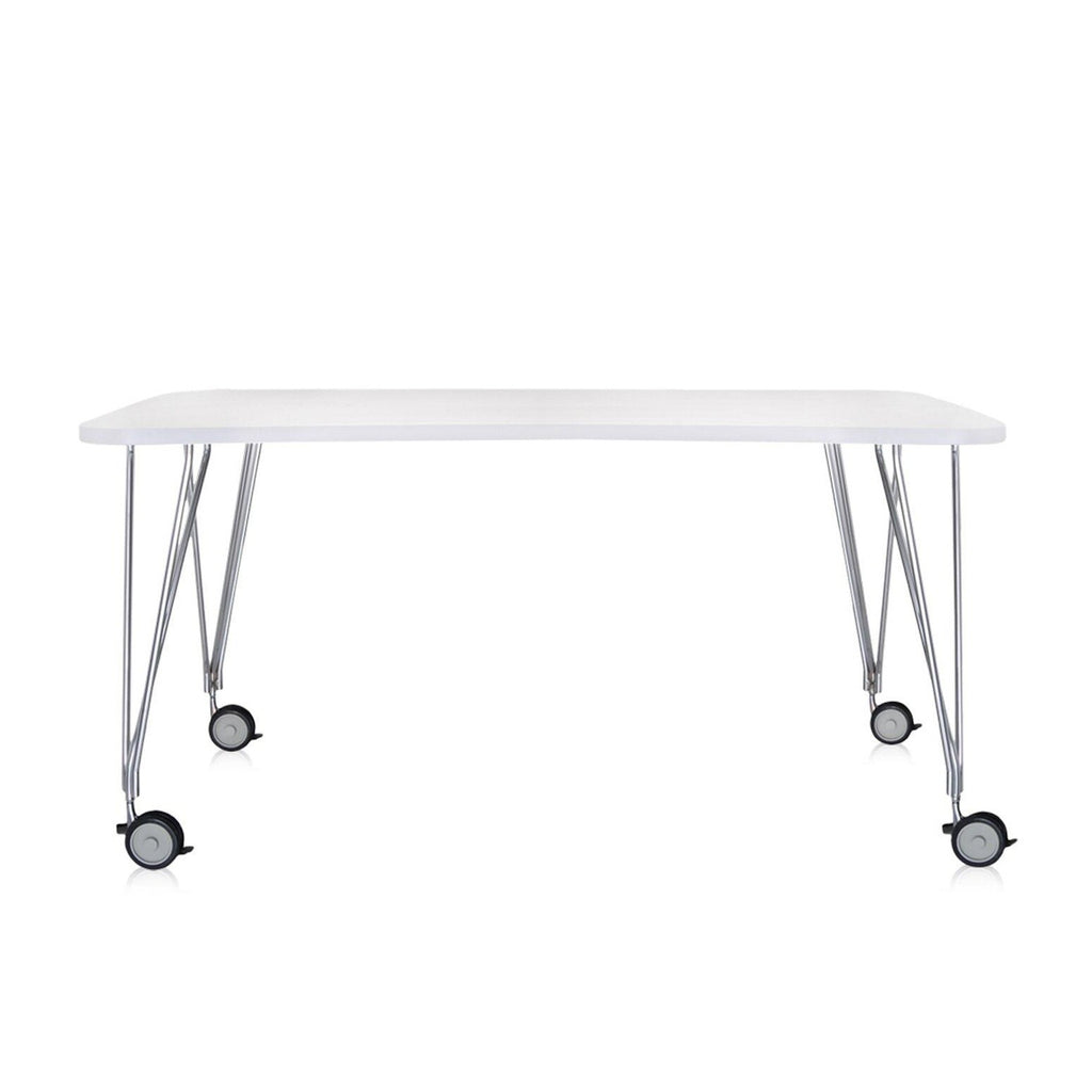 Kartell Max Tisch mit Rollen 160x80cm