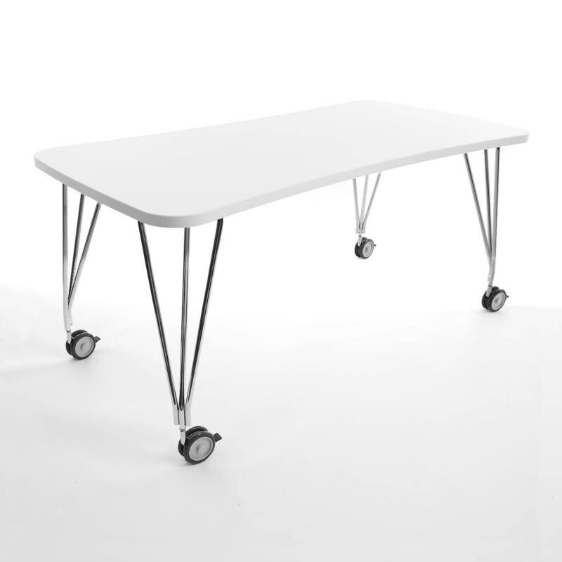 Kartell Max Tisch mit Rollen 160x80cm