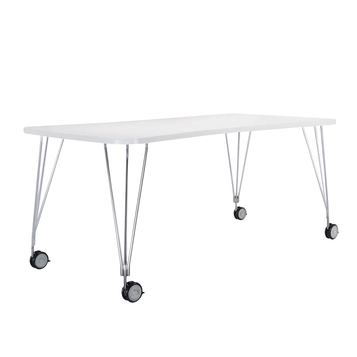 Kartell Max Tisch mit Rollen 190x90cm