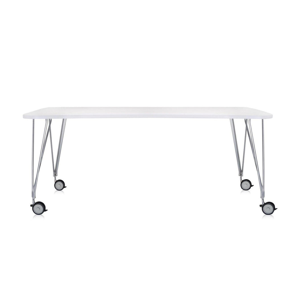 Kartell Max Tisch mit Rollen 190x90cm