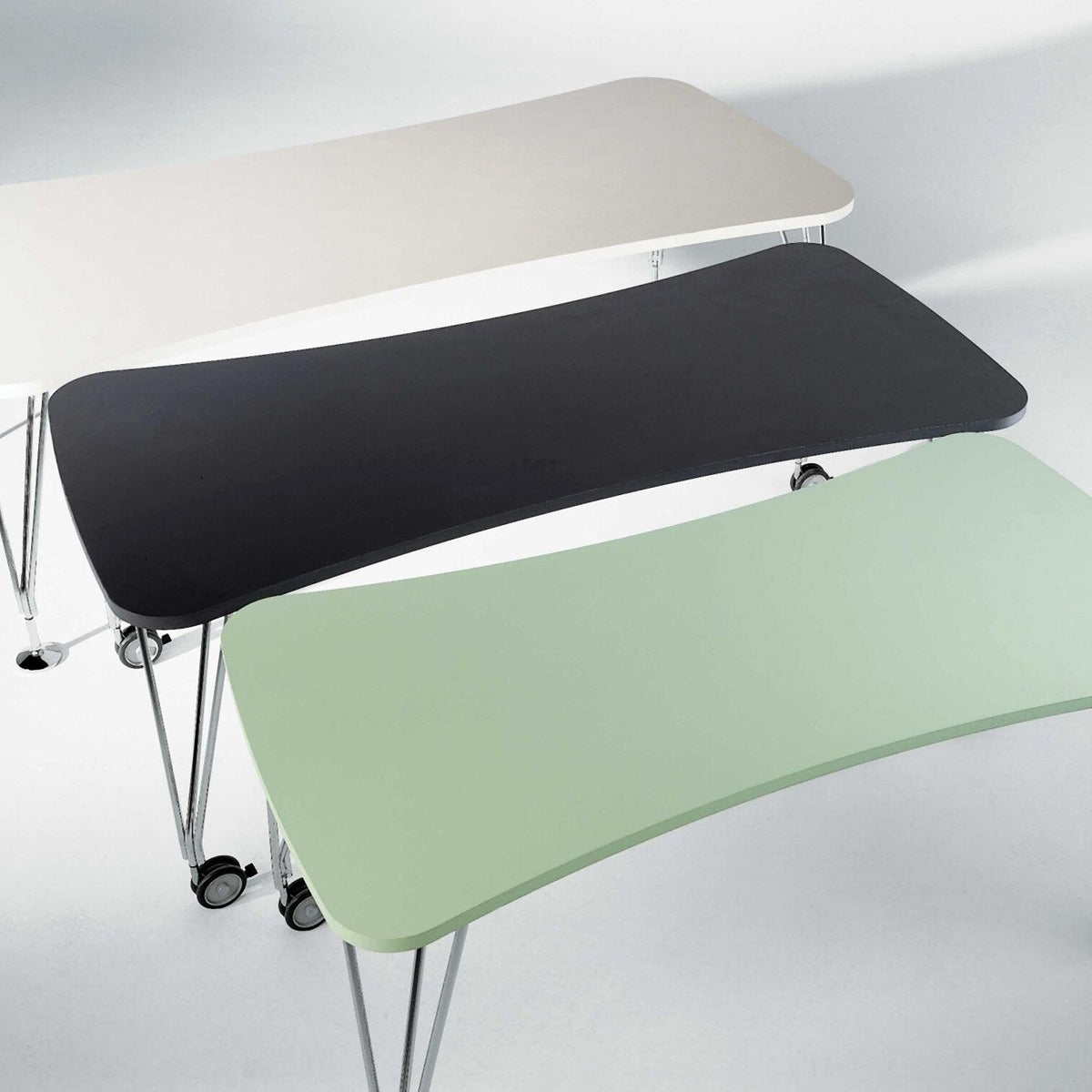 Kartell Max Tisch mit Rollen 190x90cm