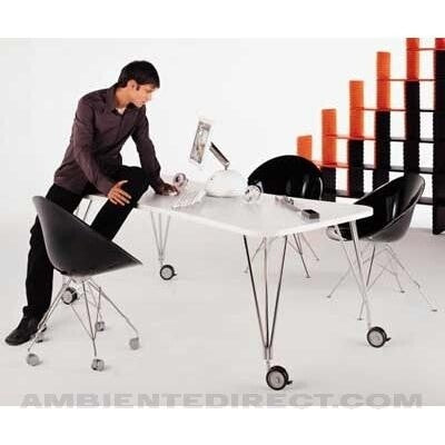 Kartell Max Tisch mit Rollen 190x90cm