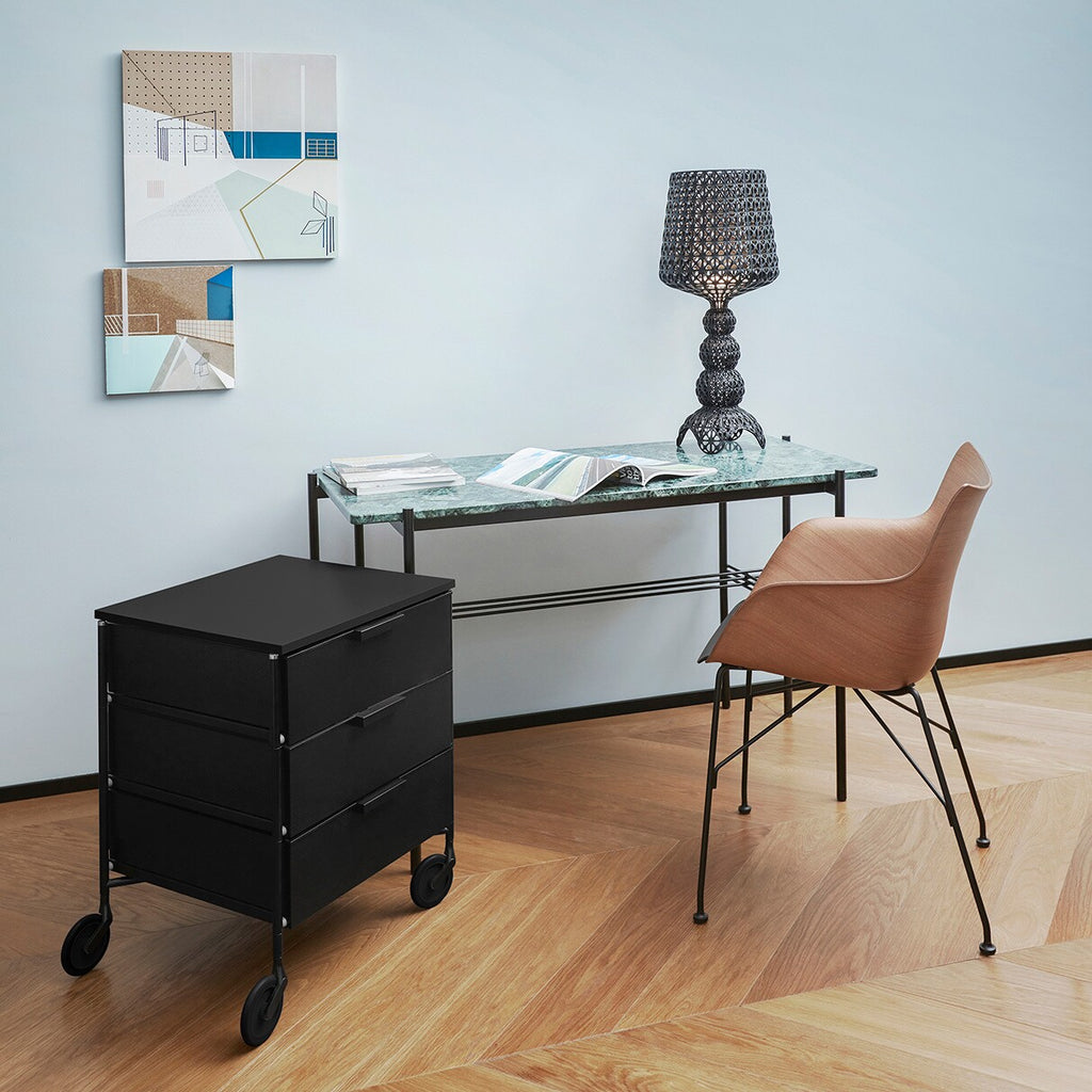 Kartell Mobil 3 Container mit Rollen matt