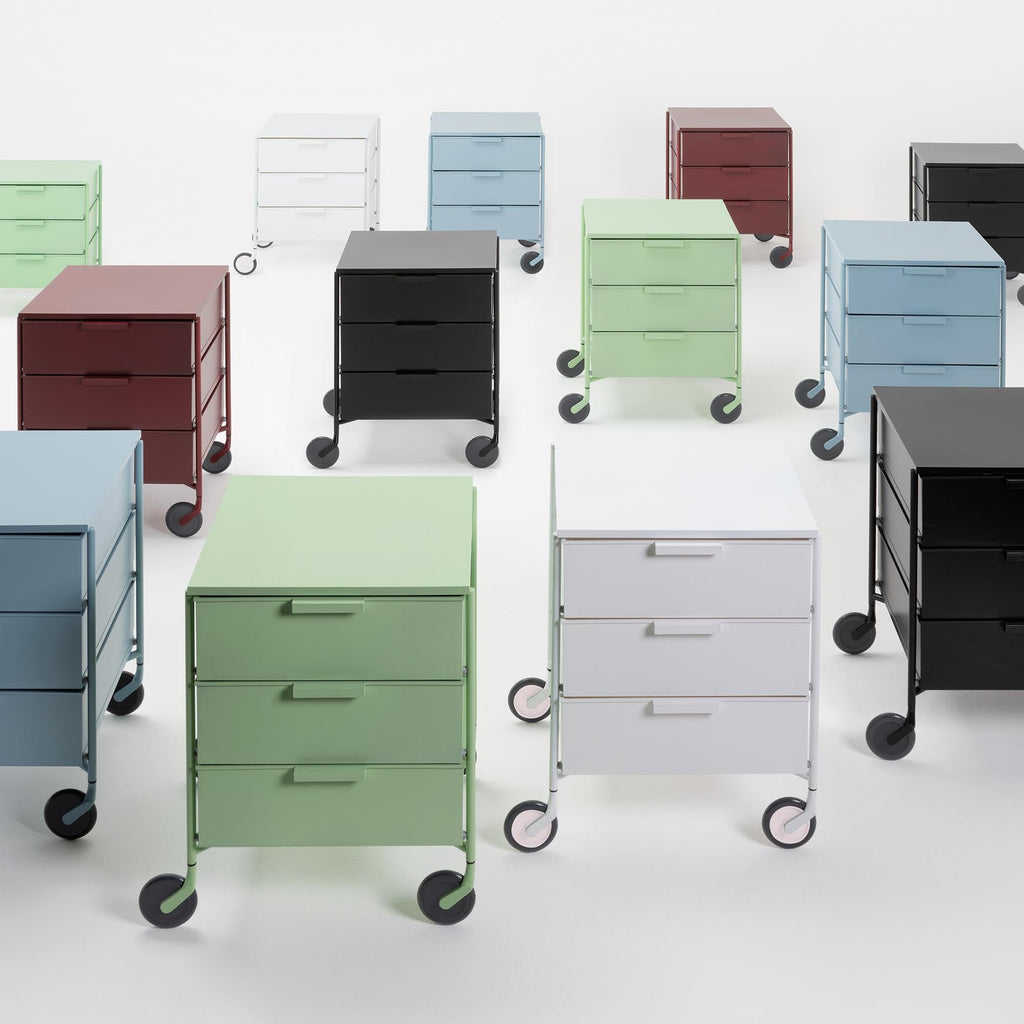 Kartell Mobil 3 Container mit Rollen matt