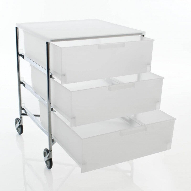Kartell Mobil 3 Container mit Rollen