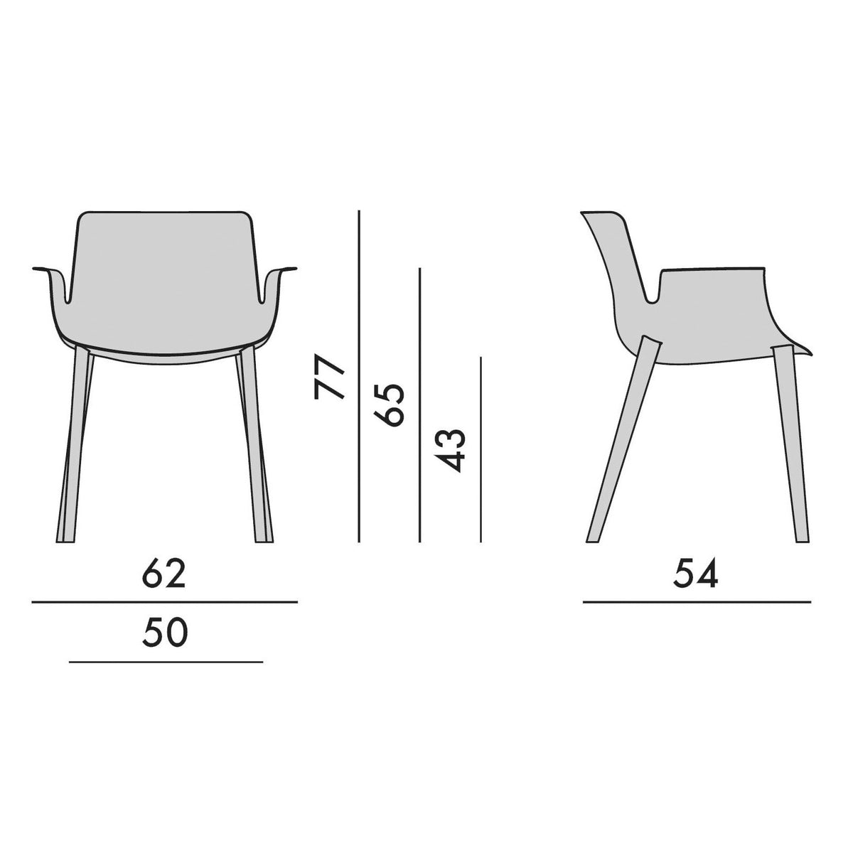 Kartell Piuma Armlehnstuhl