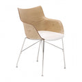 Kartell Q/Wood Armlehnstuhl 55x84x57cm