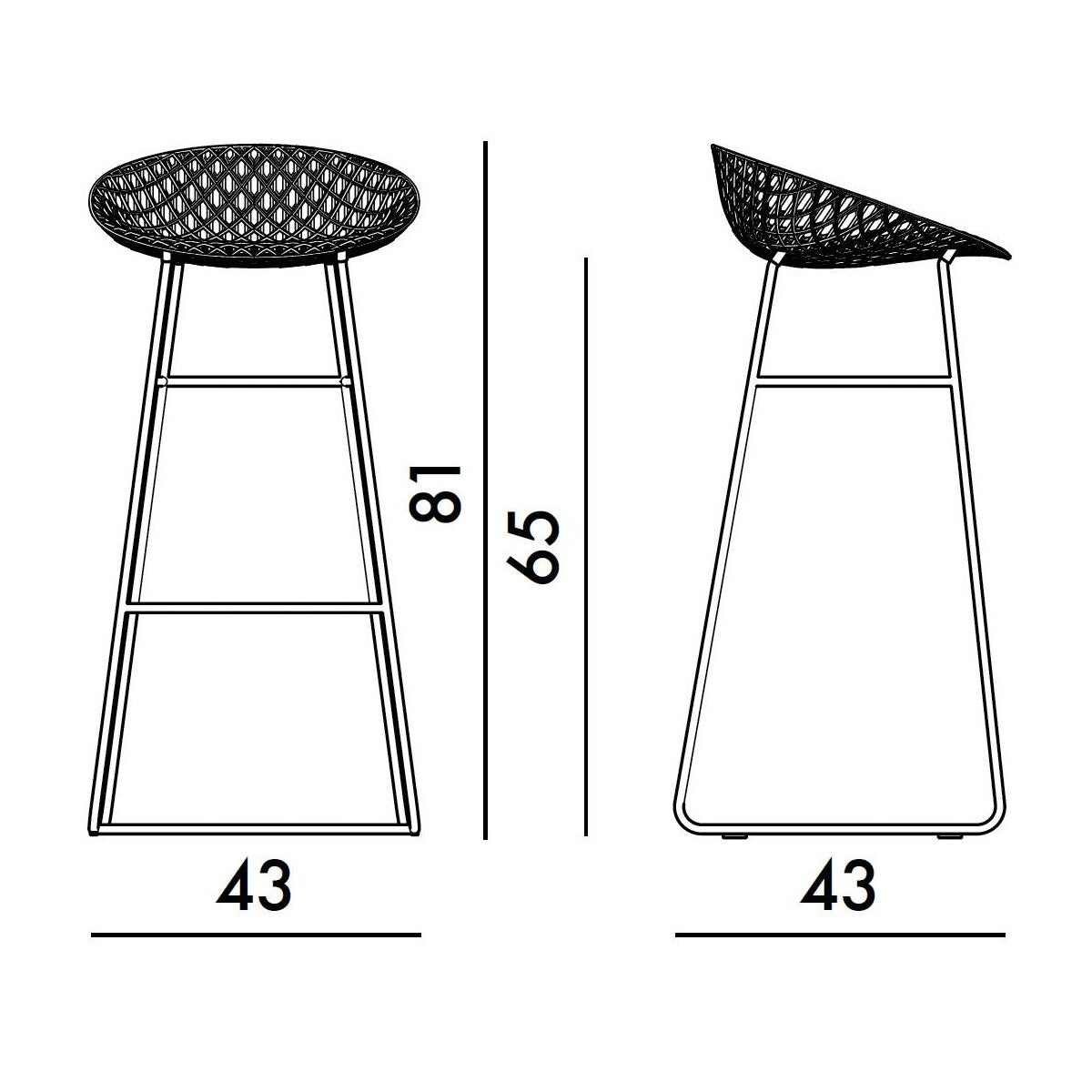 Kartell Smatrik Barhocker