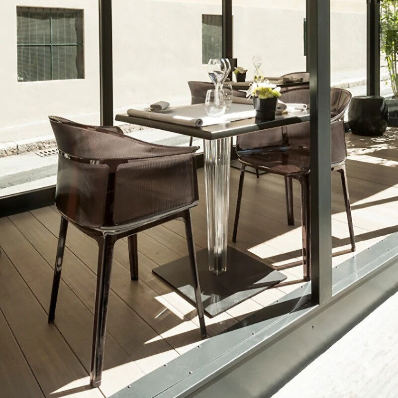 Kartell Top Top For Dr. Yes Gartentisch 60x60cm Gestell quadratisch