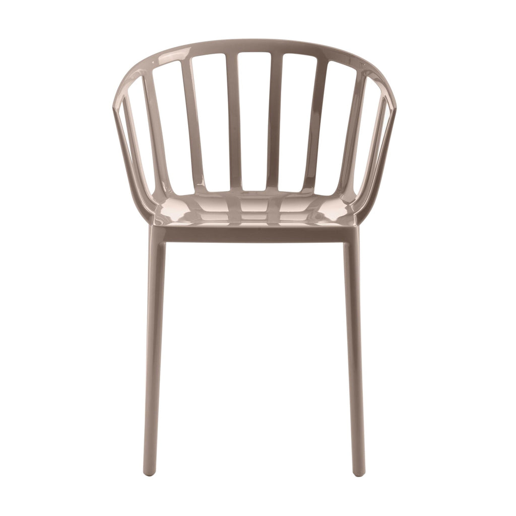 Kartell Venice Gartenarmlehnstuhl glänzend