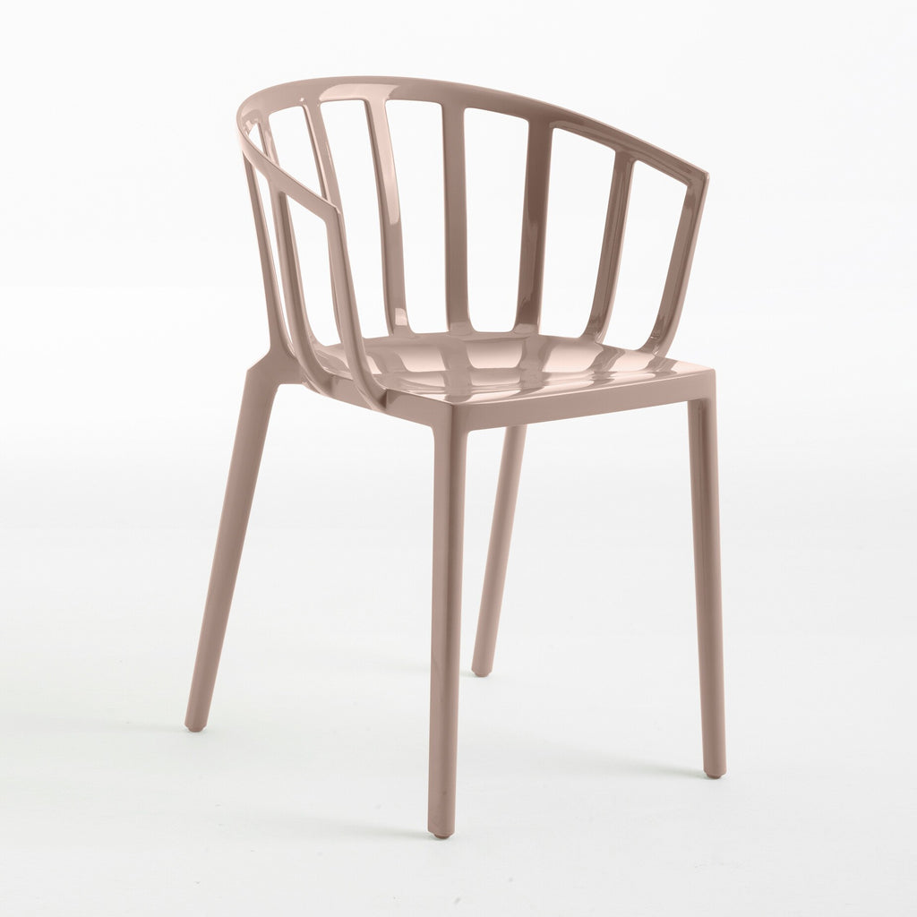 Kartell Venice Gartenarmlehnstuhl glänzend