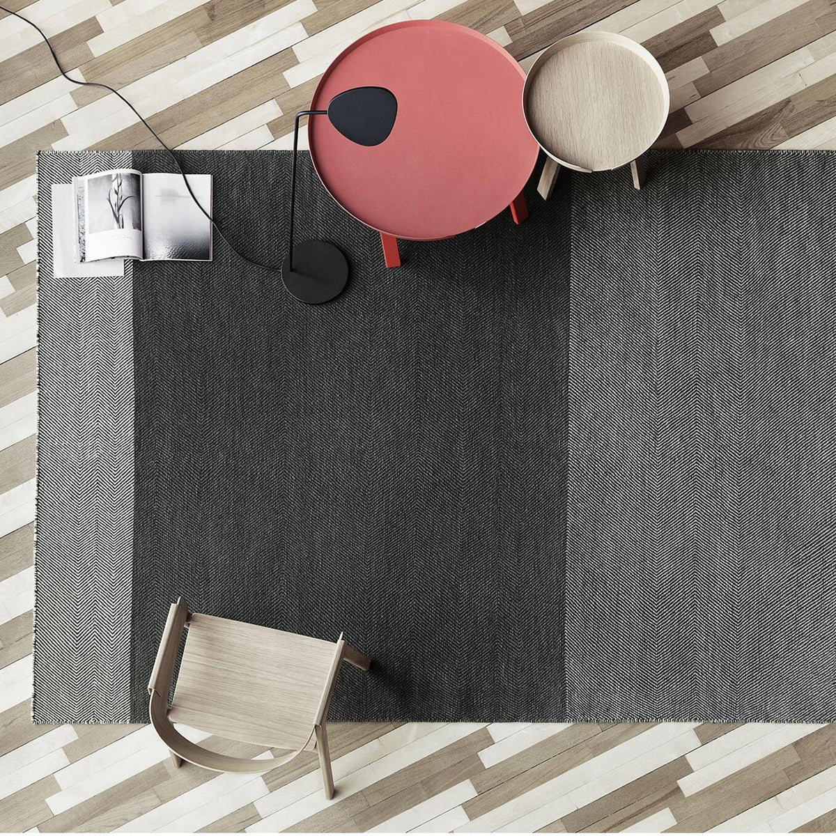 Muuto Aktionsset Cover Armlehnstuhl + Fell