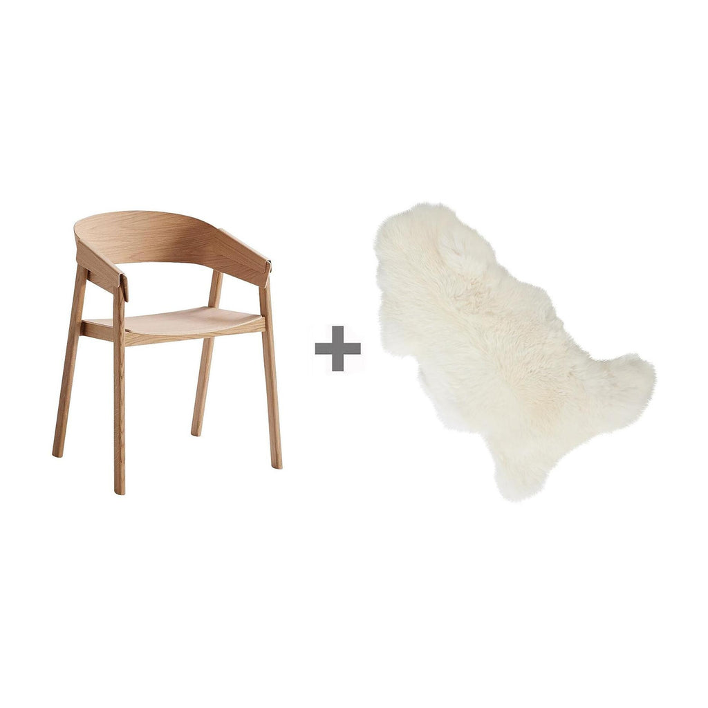 Muuto Aktionsset Cover Armlehnstuhl + Fell