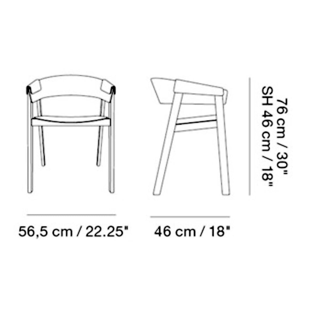 Muuto Cover Armlehnstuhl Leder