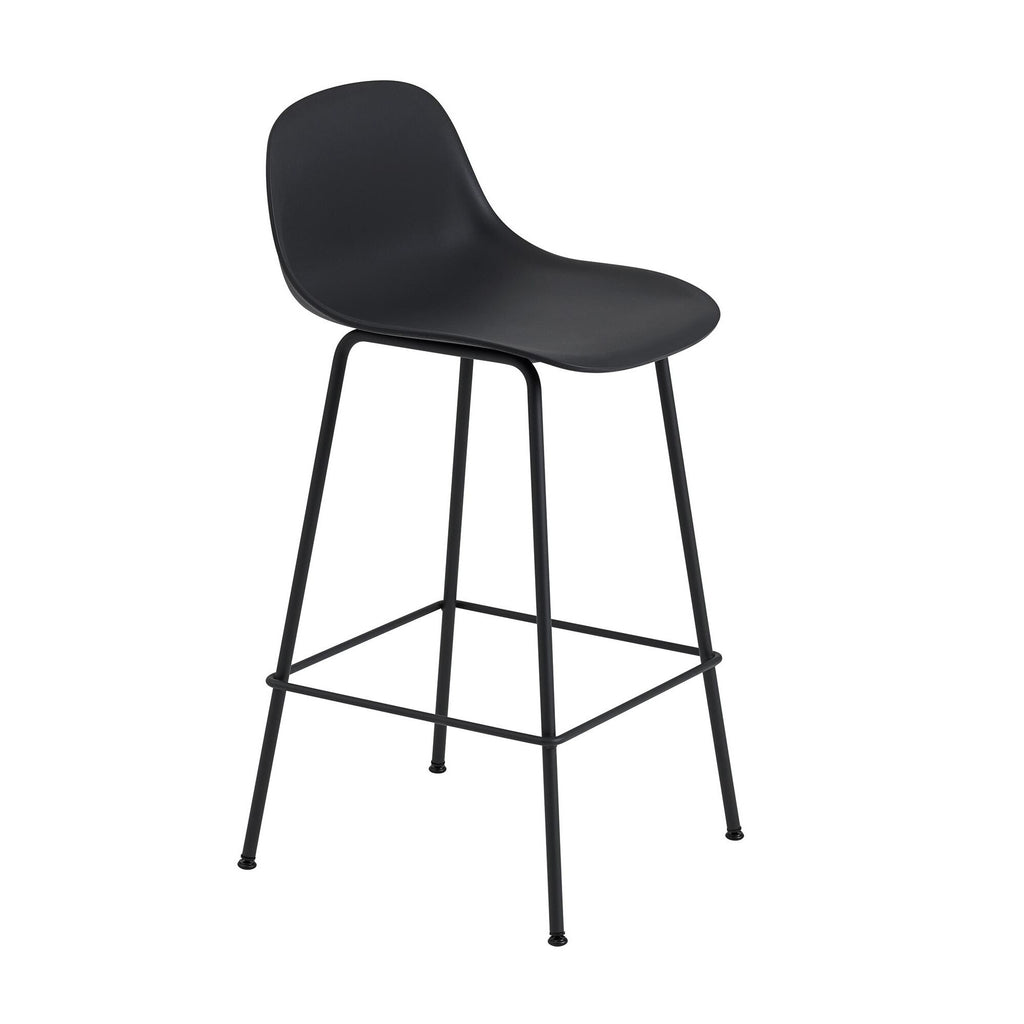 Muuto Fiber Barhocker mit Rückenlehne 65cm
