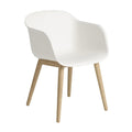 Muuto Fiber Chair Armlehnstuhl mit Holzgestell Recycelt