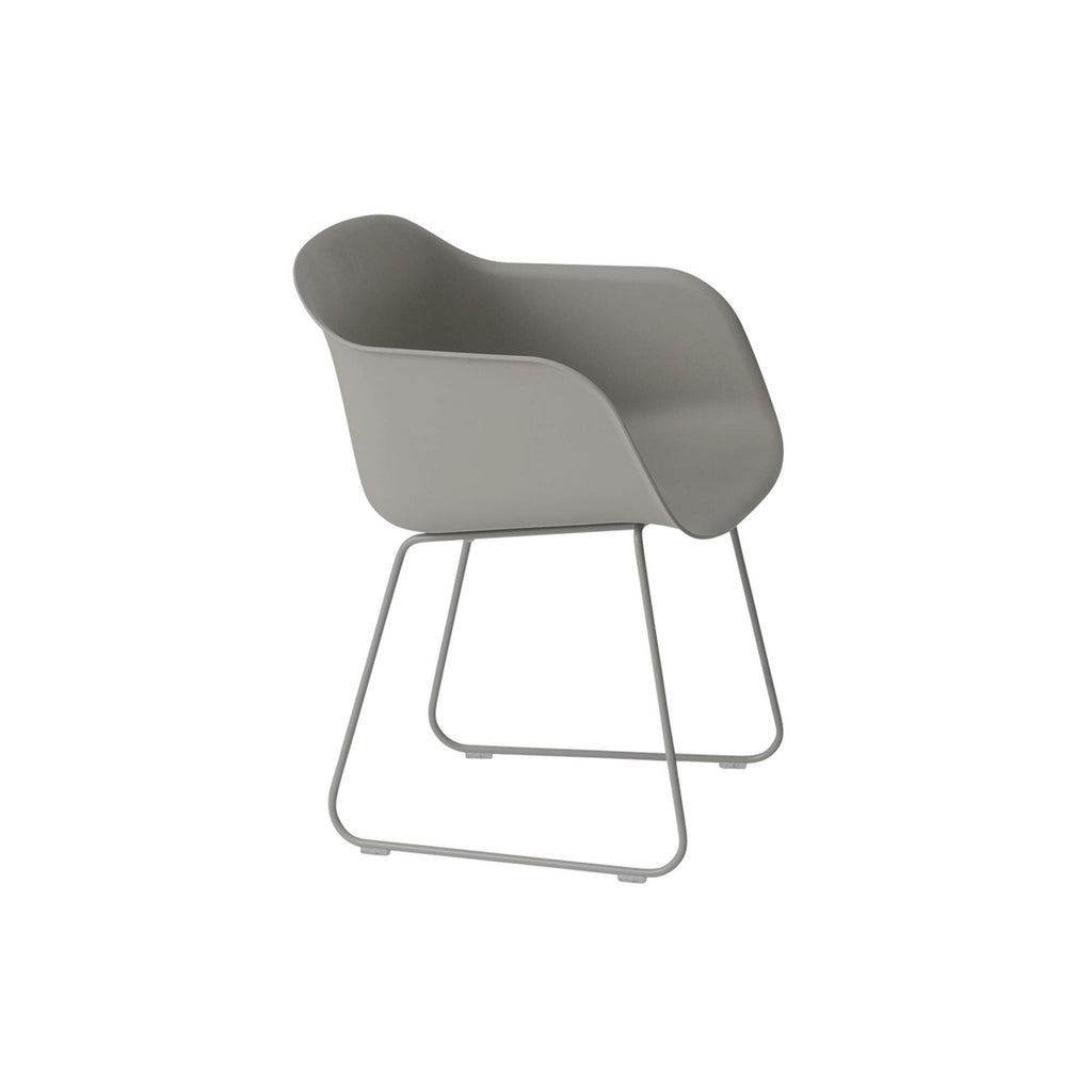 Muuto Fiber Chair Armlehnstuhl mit Kufengestell