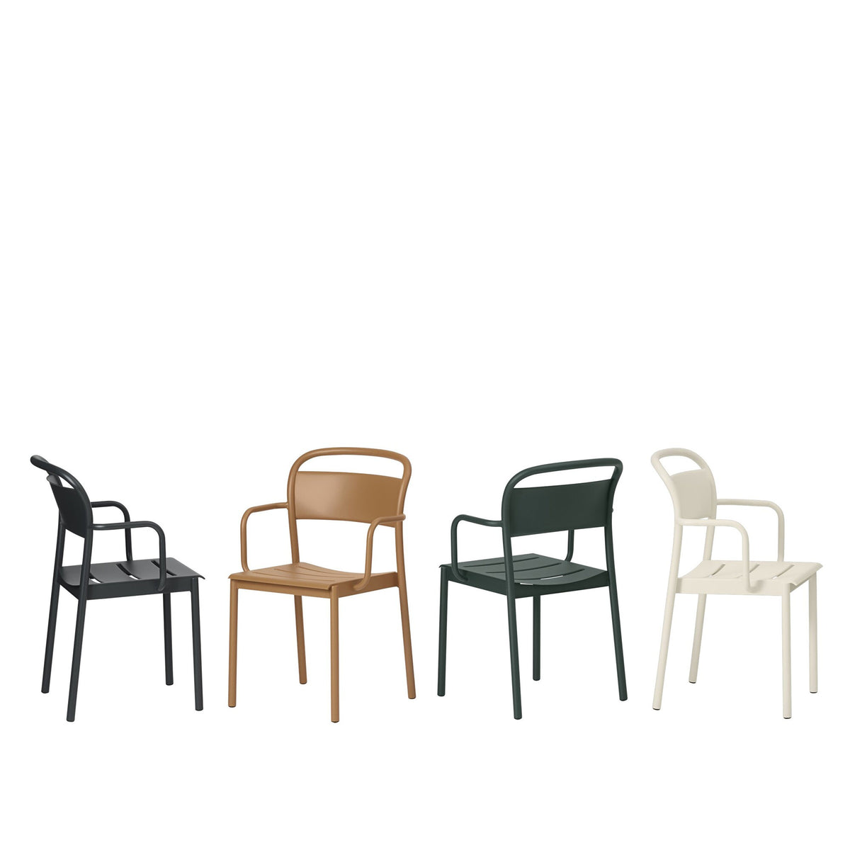 Muuto Linear Steel Gartenarmlehnstuhl