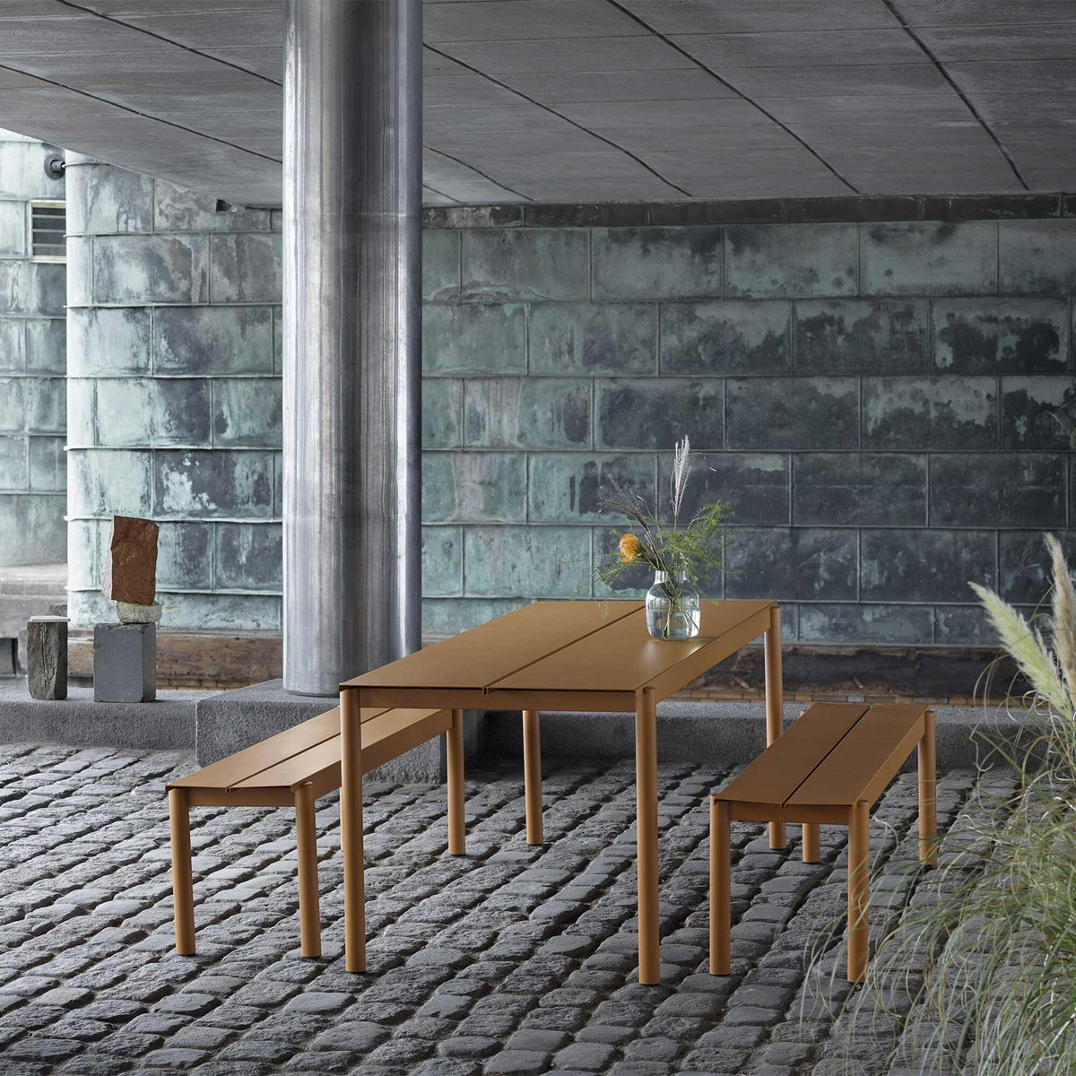 Muuto Linear Steel Gartenbank 170cm