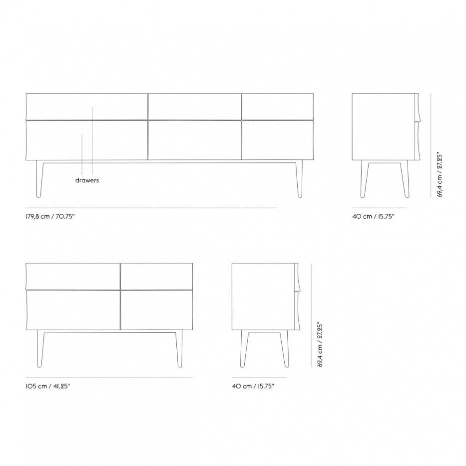 Muuto Reflect Sideboard klein