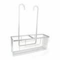 Estantería de baño y colgador de ducha plateado, 6 unidades
