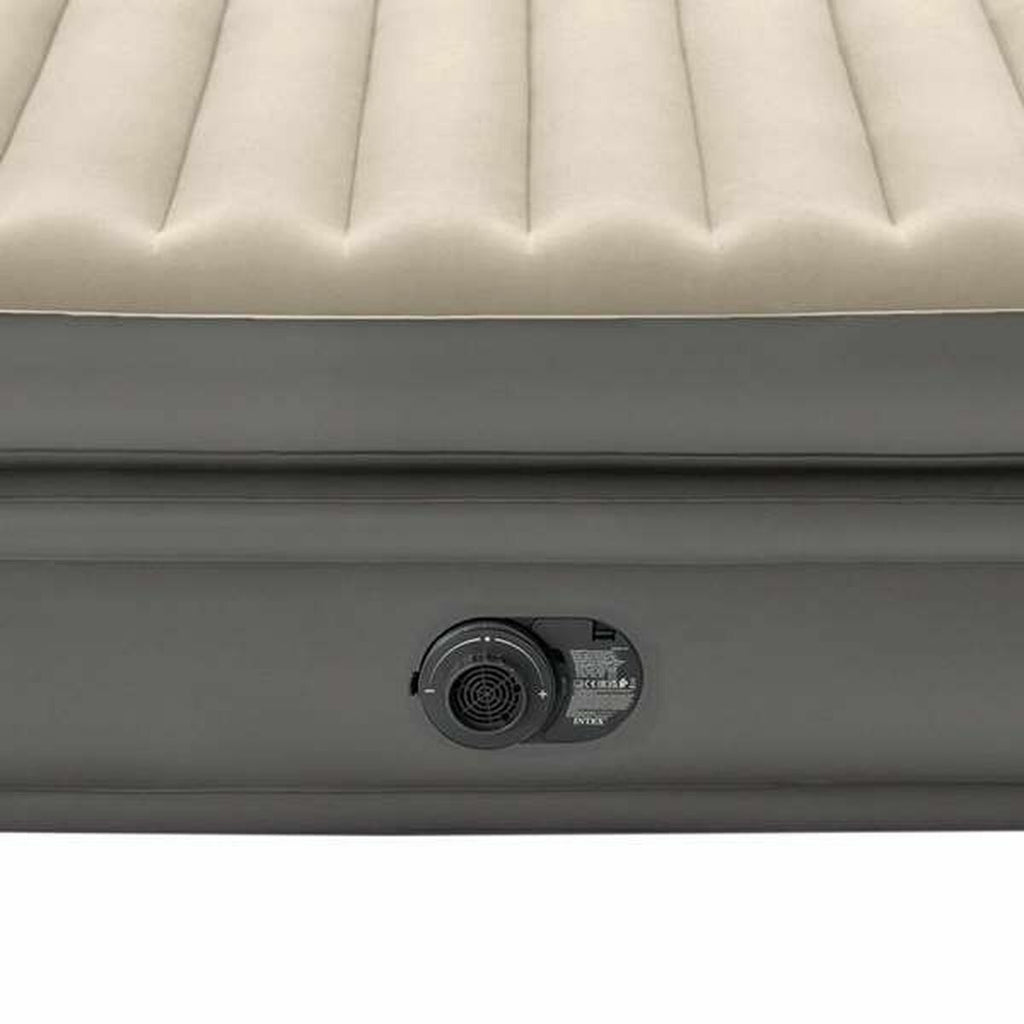 Cama hinchable beige de PVC, 152 x 51 x 203 cm — imagen 2