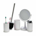 Set de baño blanco de 4 piezas, polipropileno (6 unidades)