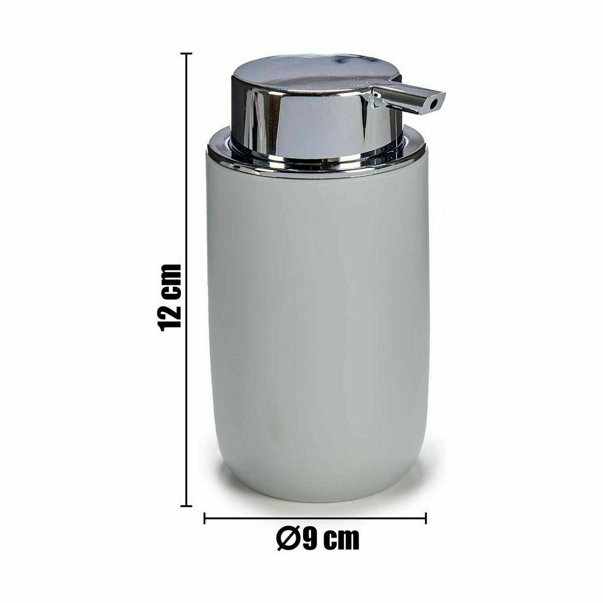 Set de baño gris de 4 piezas, polipropileno (6 unidades) — imagen 2