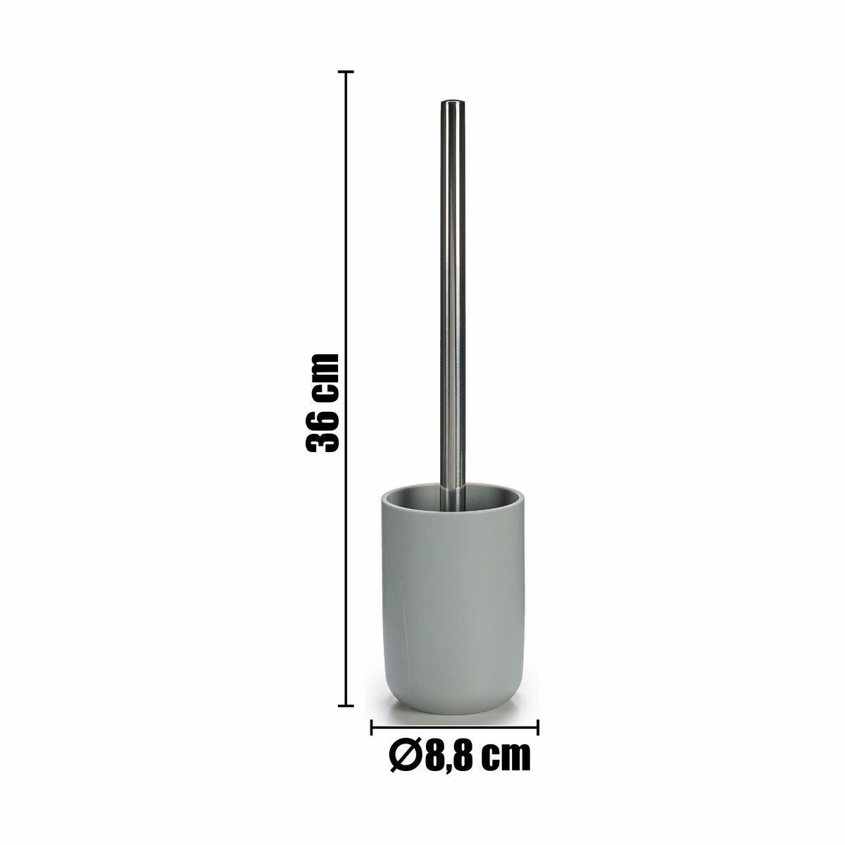 Set de baño gris de 4 piezas, polipropileno (6 unidades) — imagen 3