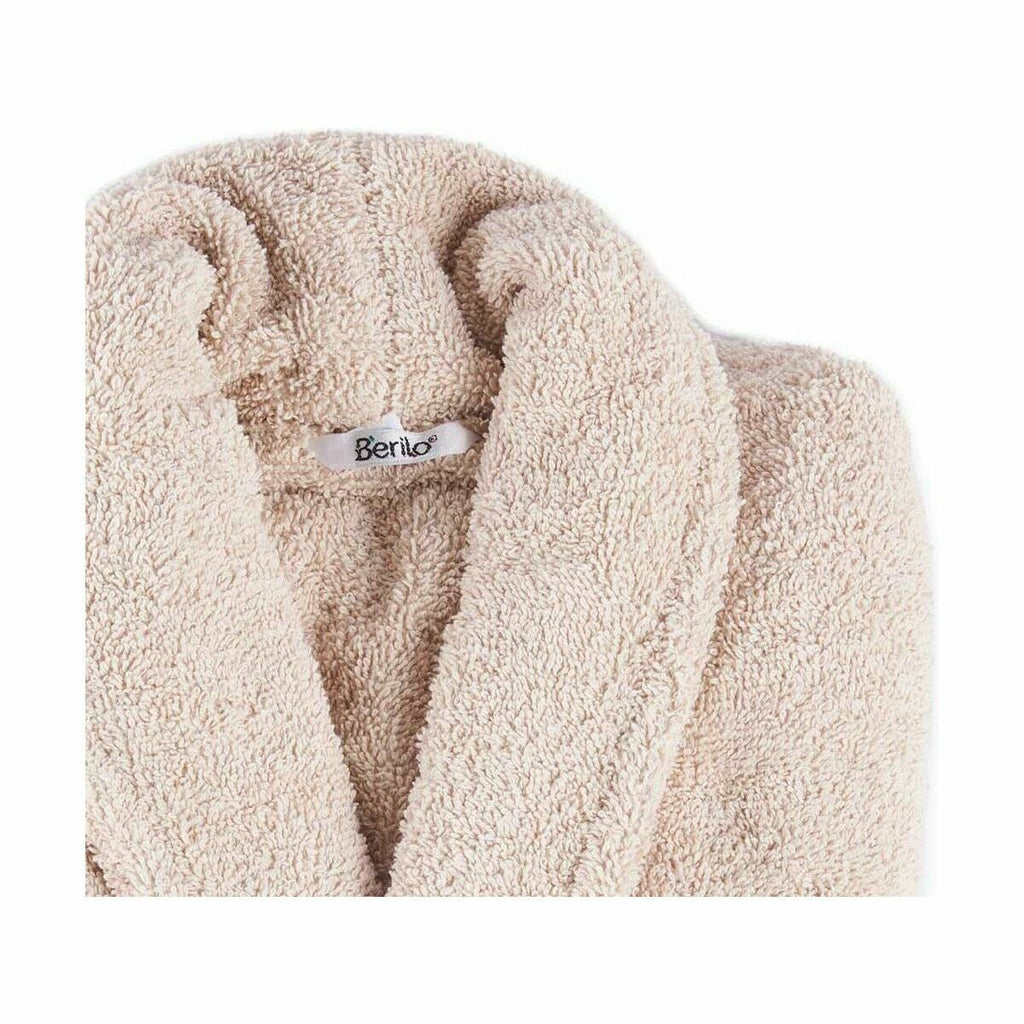 Albornoz de algodón beige, talla L/XL (6 unidades) — imagen 3