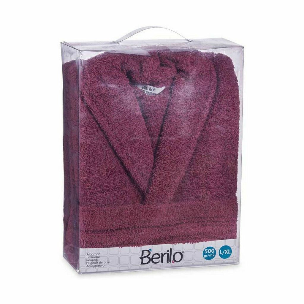 Albornoz de algodón rojo, talla L/XL (6 unidades) — imagen 2