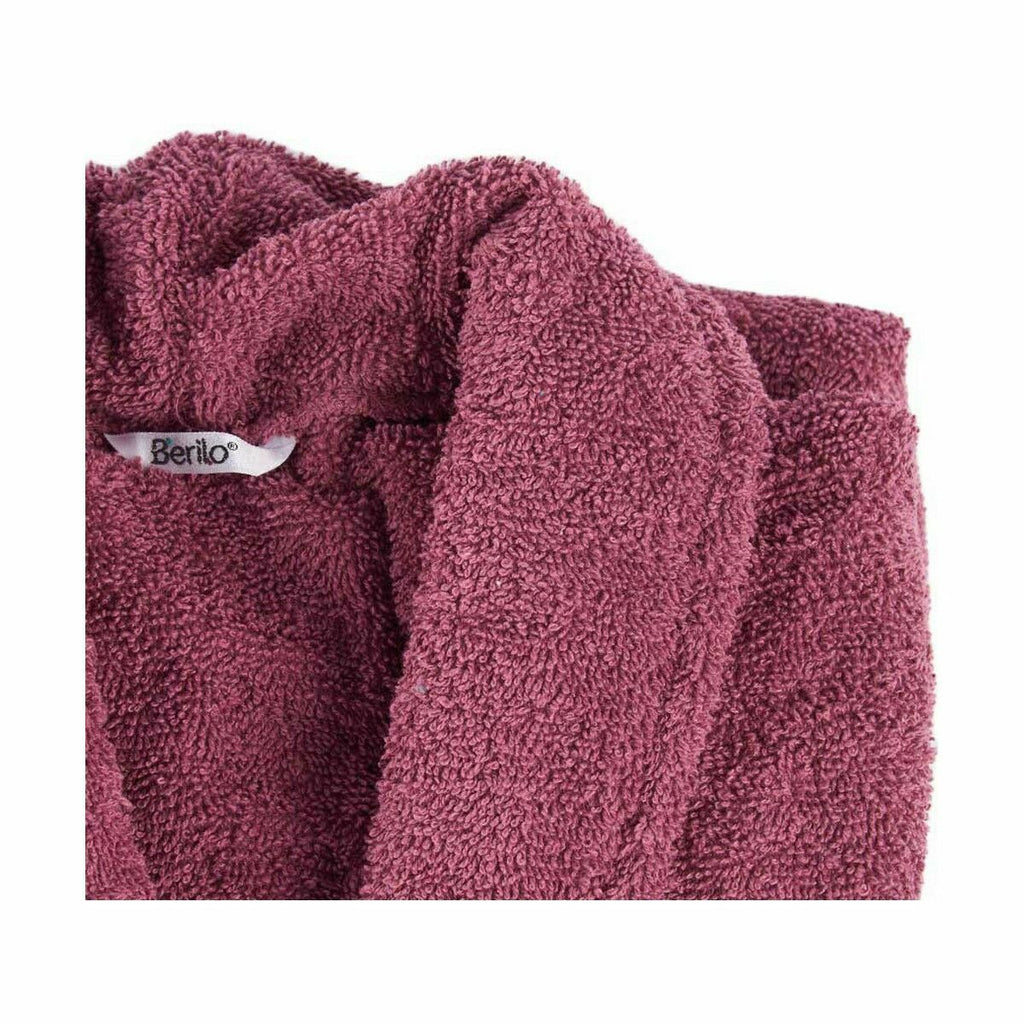 Albornoz de algodón rojo, talla L/XL (6 unidades) — imagen 3