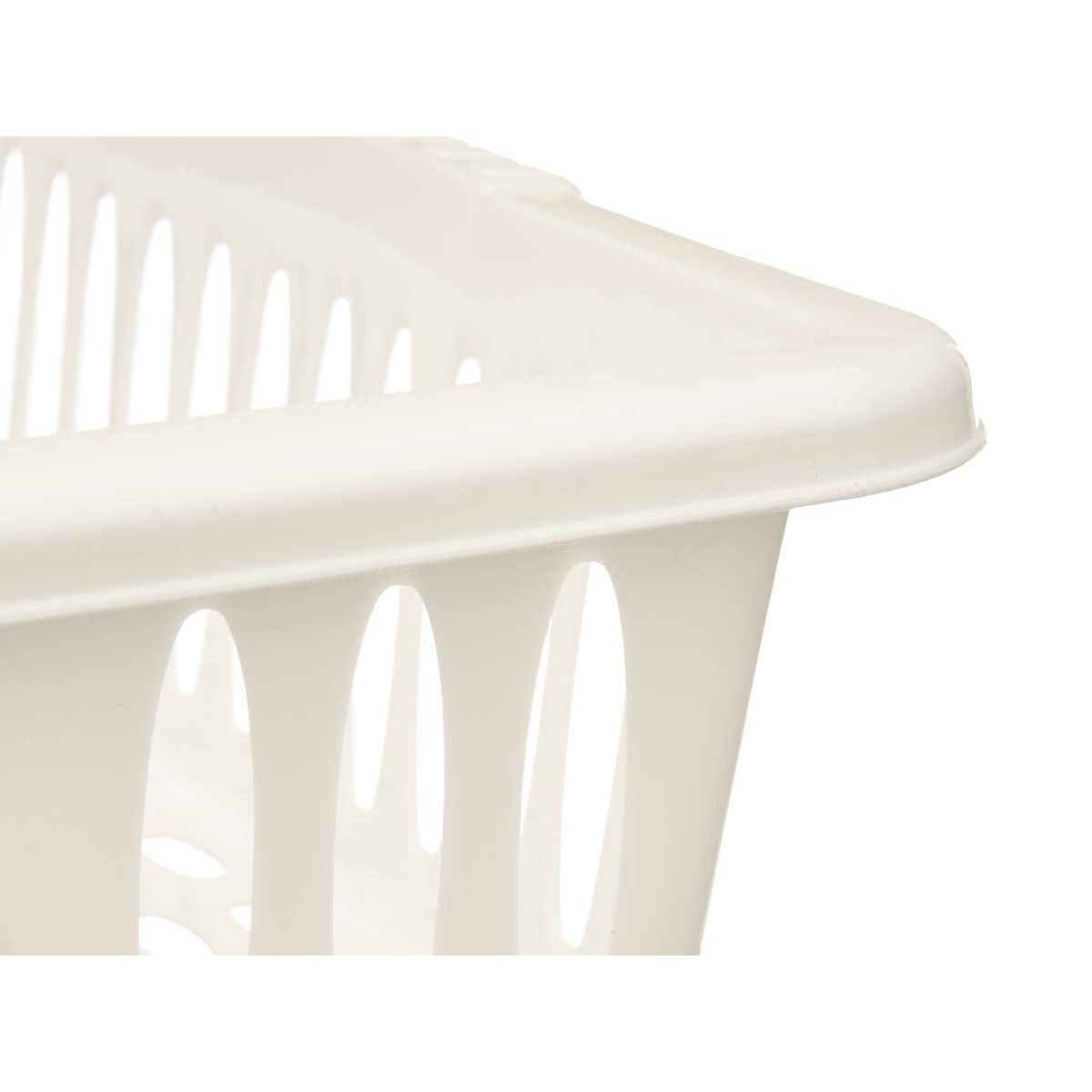 Escurridor de fregadero de plástico blanco, 40 x 8 x 29,5 cm — imagen 3