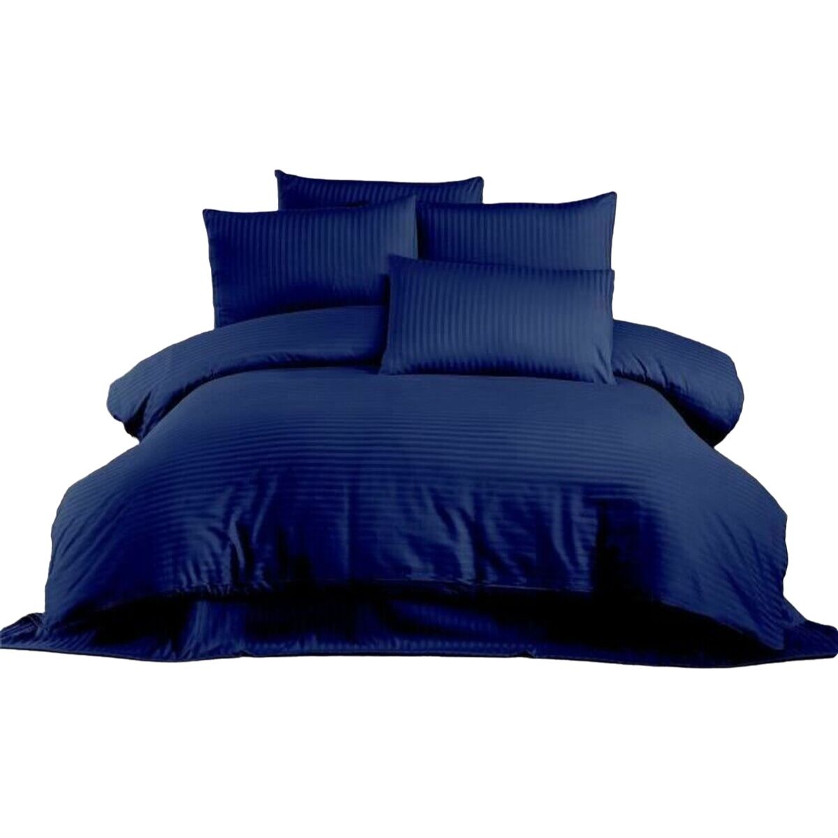 Juego de funda nórdica de algodón y poliéster azul, cama de 200