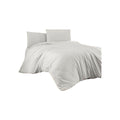 Juego de funda nórdica blanca de algodón, cama de 200