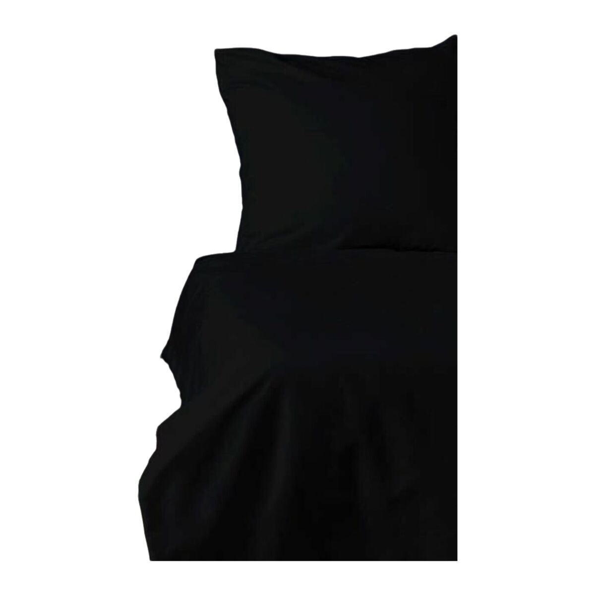 Juego de funda nórdica negra, cama de 200, 3 piezas