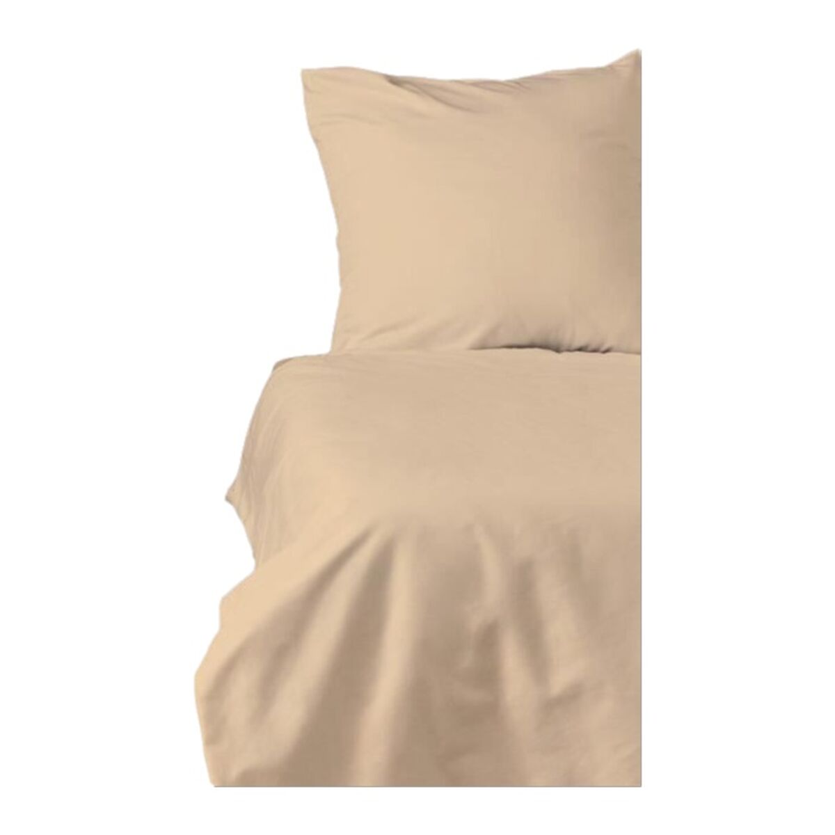 Juego de funda nórdica de algodón beige
