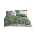 Juego de funda nórdica de algodón verde, cama de 200