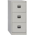 Armario archivador de 3 cajones con llave, A4, gris
