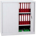 Armario archivador de metal gris, 105 x 102 x 45 cm