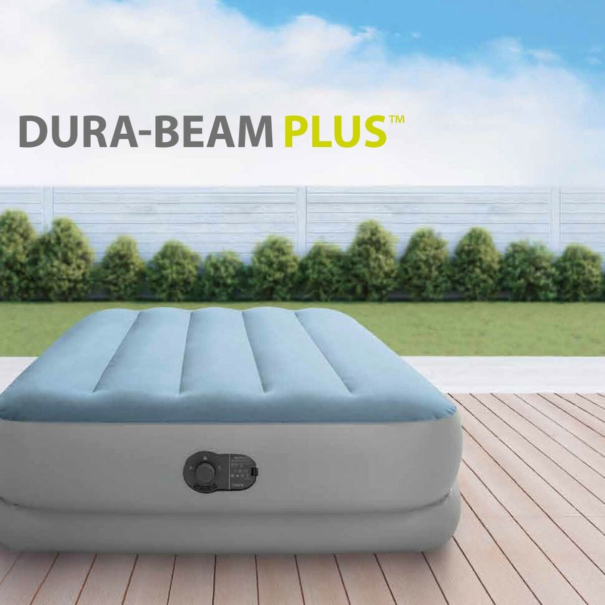 Cama hinchable de poliéster, PVC y ABS, 99 x 42 x 191 cm — imagen 3