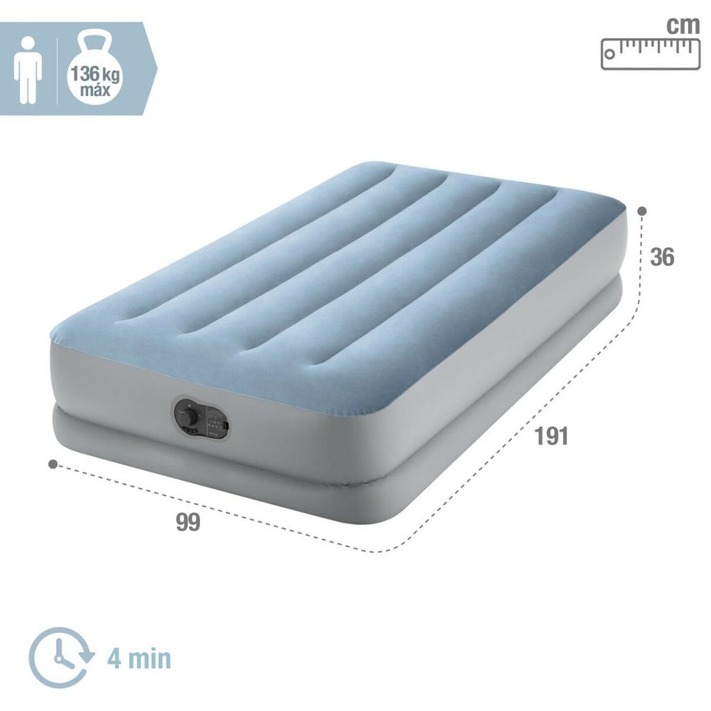 Cama hinchable de poliéster, PVC y ABS, 99 x 42 x 191 cm — imagen 5